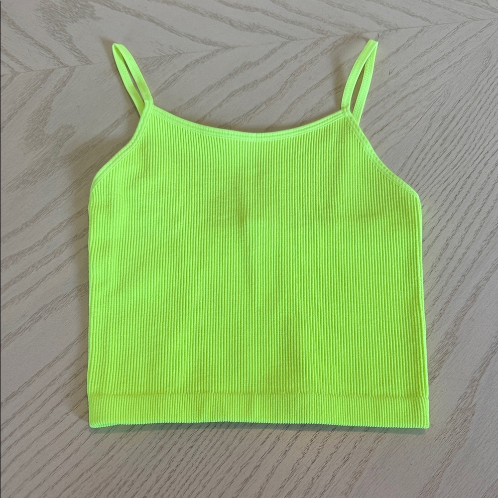 Zenana Outfitters Lime Ribbed Camisole 💜